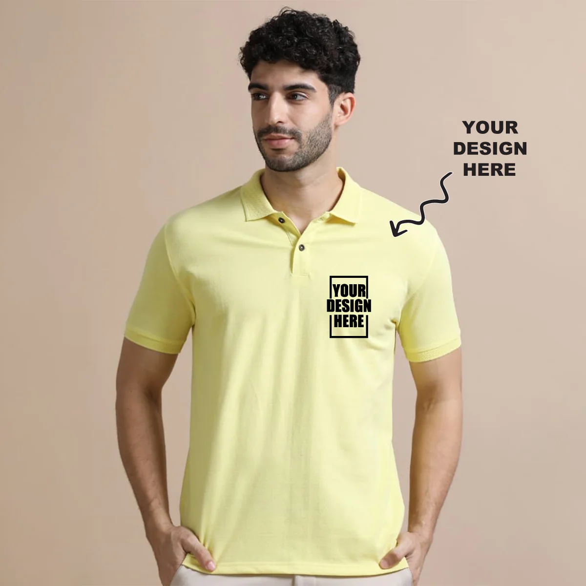 Customised t-shirt ad